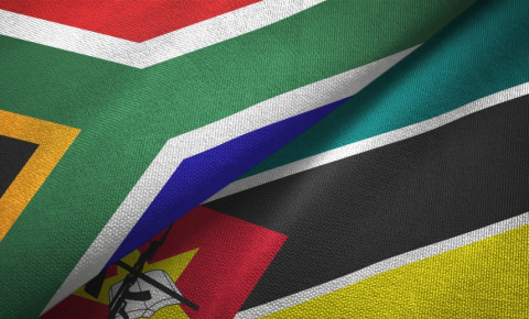 mozambique-south-africa-flags-folded-into-each-otherjpg