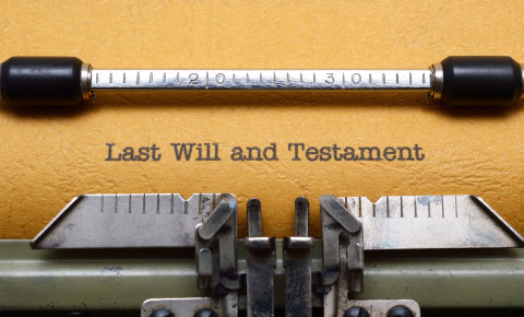 Last Will and Testament 123rf