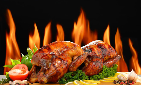 Roasted flame-grilled flame grilled chicken nando's nandos 123rf 123rfbusiness