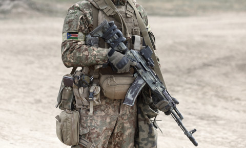 Soldier South Sudan 123rf