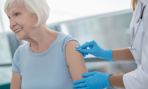 Over 60, and getting vaccinated against Covid-19. © Dmytro/123rf