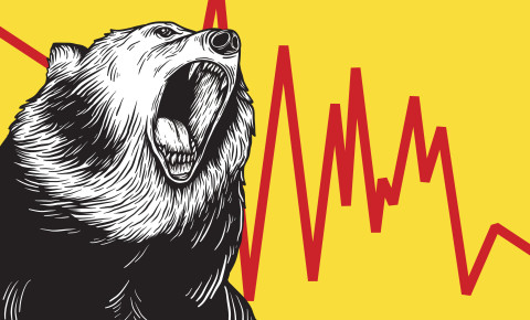 bear market falling declining 123rf