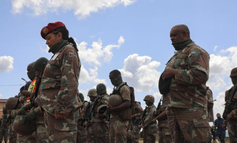 SANDF soldiers in Alex