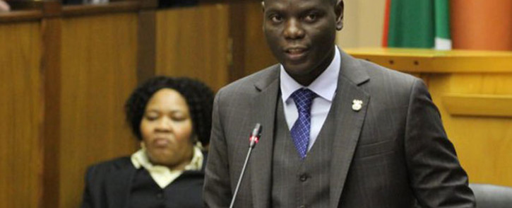 FILE: Justice Minister Ronald Lamola in Parliament on 16 July 2019. Picture: @DOJCD_ZA/Twitter