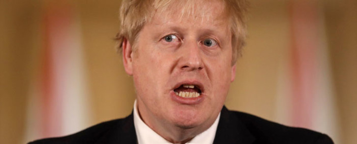 Britain's Prime Minister Boris Johnson holds a news conference addressing the government's response to the novel coronavirus COVID-19 outbreak, inside 10 Downing Street in London on 17 March 2020 Britain on Tuesday, March 17. Picture: AFP