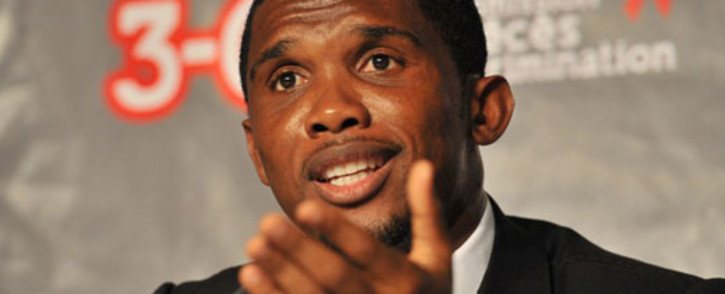 Cameroon's football star Samuel Eto'o. Picture: AFP.