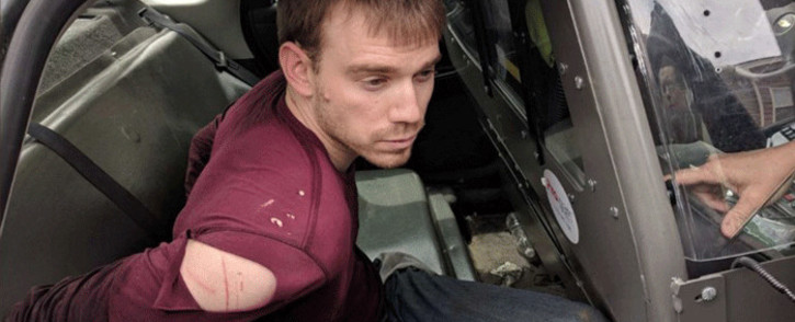 This image released by the Metropolitan Nashville Police Department, shows Travis Reinking after he was captured by police on 23 April, 2018, in Nashville, Tennessee. Picture: AFP.
