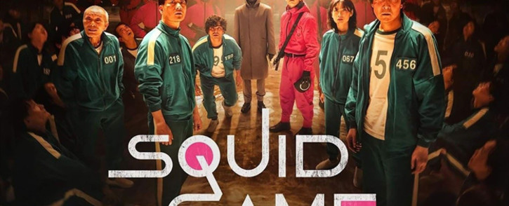 A poster for South Korean Netflix series Squid Game. Picture: Supplied