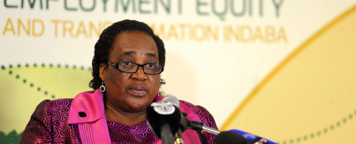 South African Labour Minister Mildred Oliphant. Picture: Sapa.