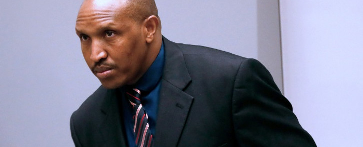In this file photo taken on 28 August 2018 former Congolese warlord Bosco Ntaganda arrives at the courtroom of the International Criminal Court (ICC) during the closing statements of his trial in the Hague, the Netherlands. Picture: AFP
