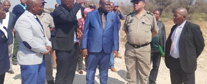 Deputy Home Affairs Minister Njabulo Nzuza (in blue suit). Picture: Home Affairs.