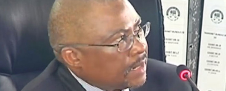 FILE: A screengrab of former Transnet CEO Siyabonga Gama giving evidence at the state capture inquiry on 11 March 2021. Picture: SABC/YouTube