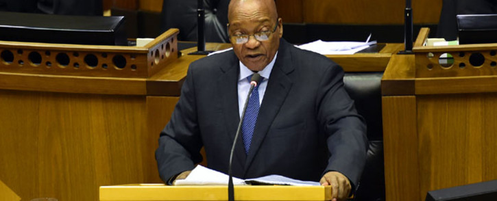 FILE: President Jacob Zuma presents the Presidency budget vote in the National Assembly on 31 May 2017. Picture: GCIS