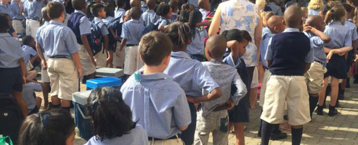 First day of school in 2016 at Curro, Roodeplaat. Picture: Masa Kekana/EWN