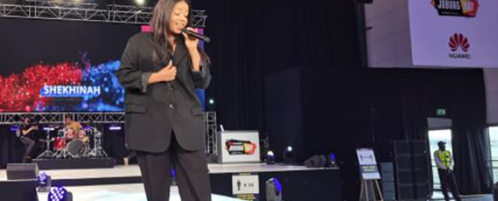 Shekhinha gets the party started at Joburg Day with 947 on 22 October 2021. Picture: 947