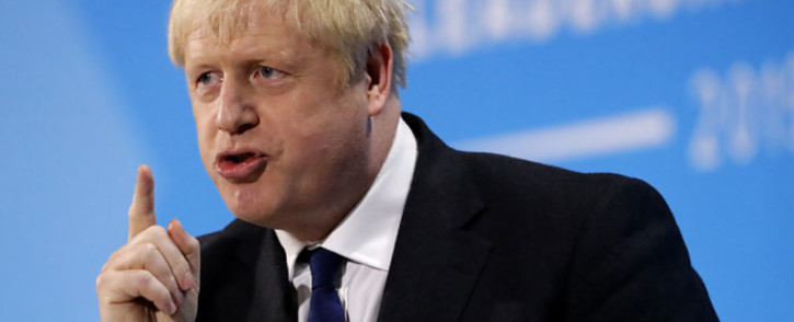 Conservative MP and leadership contender Boris Johnson addresses the final Conservative Party leadership election hustings in London, on 17 July 2019. Picture: AFP