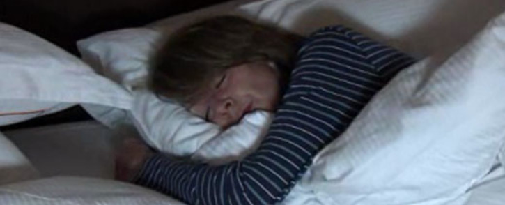 A woman sleeping.  Picture: CNN