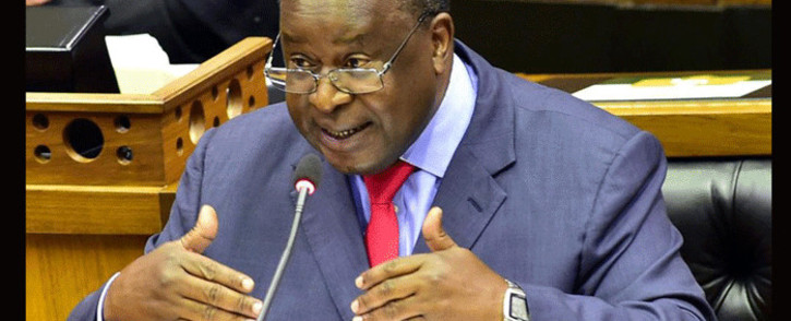 Finance Minister Tito Mboweni delivers his Budget speech in Parliament on 24 February 2021. Picture: GCIS.