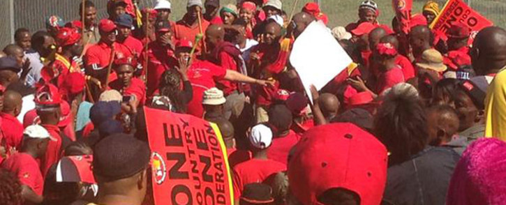 Congress of South African Trade Unions (Cosatu)’s May Day rally underway. Picture: Govan Whittles/EWN.
