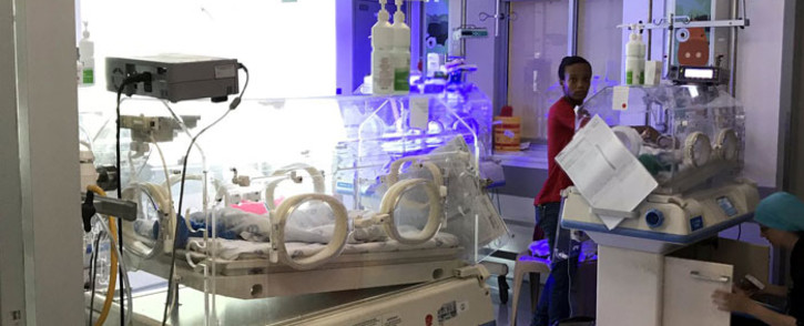 The new high-tech neonatal unit  at Groote Schuur Hospital. Picture: Kevin Brandt/EWN