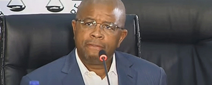 A screengrab of former Passenger Rail Agency of South Africa (Prasa) CEO Lucky Montana appearing at the state capture inquiry on 11 May 2021. Picture: SABC/YouTube
