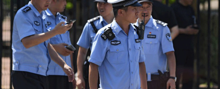 FILE: Chinese police in Beijing. Picture: AFP.