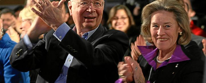 Klaus Schwab, the founder and chairman of the World Economic Forum, and his wife Hilda. Picture: World Economic Forum/swiss-image.ch