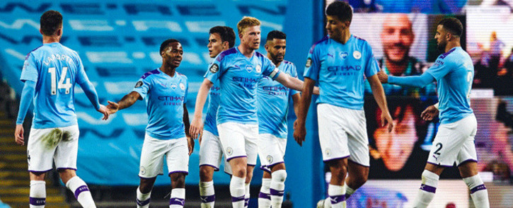 FILE: Manchester City beat new champions Liverpool 4-0 in their Premier League match on 2 July 2020 at the Etihad stadium. Picture: @ManCity/Twitter.