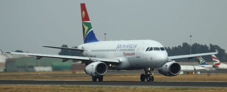 FILE: SAA plane at O.R. Tambo International Airport. Picture: 123rf