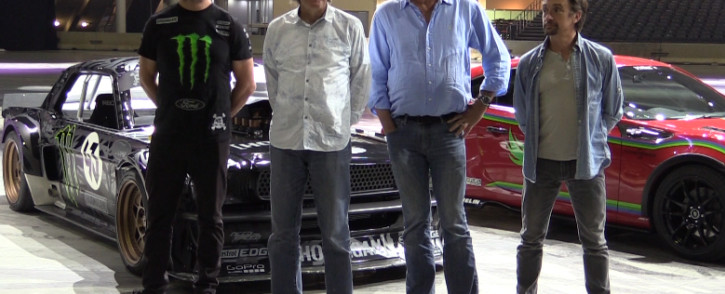 FILE: Clarkson, Hammond & May posing for the media as they get set to take over Joburg. Picture; Kothatso Mogale/EWN.