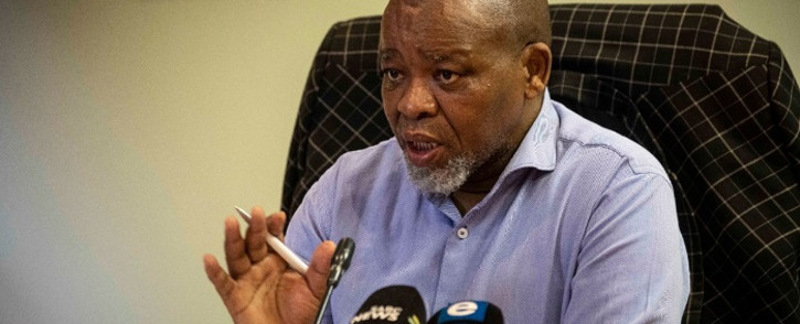 FILE: Energy Minister Gwede Mantashe at his media briefing in Pretoria on Wednesday, 2 March 2022. Picture: Abigail Javier/Eyewitness News.