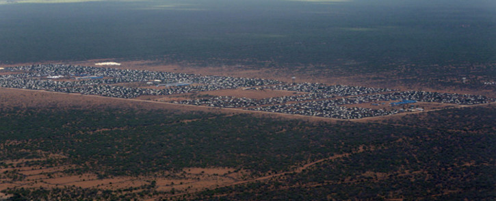 An aerial view of the Ifo 2 Refugee Camp in Dadaab, Kenya. Picture: United Nations Photo.