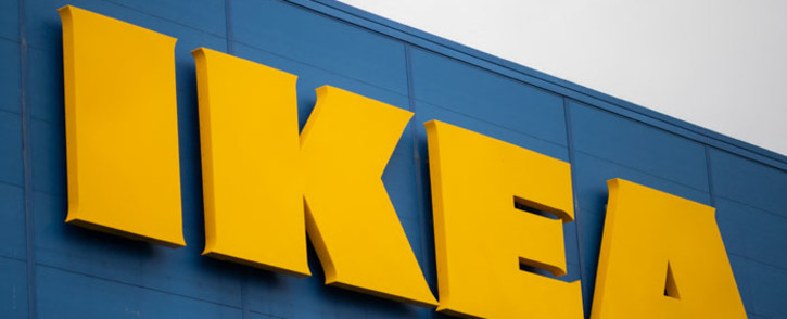 This file photograph taken on 13 January 2021, shows the logo of Scandanavian furniture chain store Ikea at Saint-Herblain, on the outskirts of Nantes, western France. Picture: Loic Venance/AFP