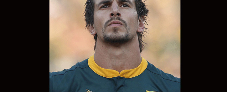 Springbok's lock Eben Etzebeth stands before the start of the Rugby Championship match between South Africa and New Zealand at the Loftus Versfeld stadium in Pretoria, South Africa, on October 6, 2018. Picture:  AFP.
