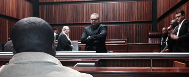 Czech fugitive Radovan Krejcir in the Palm Ridge Magistrates Court on 13 May 2014. Picture: Sebabatso Mosamo/EWN.