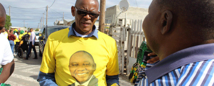 FILE: African National Congress secretary-general Ace Magashule campaigns in Hermanus on 24 April 2019. Picture: @MYANC/Twitter.