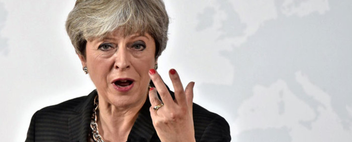 FILE: British Prime Minister Theresa May. Picture: AFP