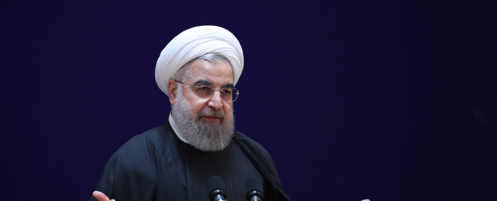A handout picture provided by the office of Iranian President Hassan Rouhani shows him speaking at a conference in the capital Tehran. Picture: AFP