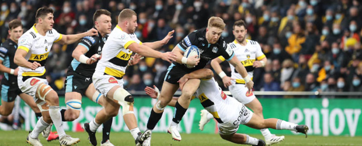 La Rochelle beat Glasgow Warriors 20-13 in the opening round of the Champions Cup on 12 December 2021. Picture: @GlasgowWarriors/Twitter
