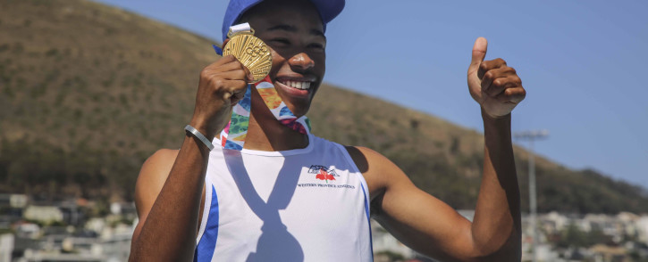 Youth Olympics 100m champion Luke Davids. Picture: Cindy Archillies/EWN