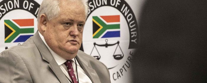 Former Bosasa executive Angelo Agrizzi on the third day of his testimony at the commission of inquiry into state capture. Picture: Abigail Javier/EWN