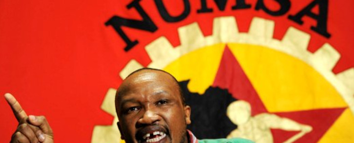 FILE: Numsa General Secretary Irvin Jim speaks to reporters after a meeting of the trade union’s central committee in Johannesburg, 18 August 2011. Picture: Sapa.