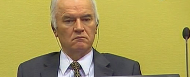 Former Bosnian Serb army chief Ratko Mladic. Picture: AFP