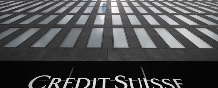 A picture taken on 3 May 2017 in Zurich shows the logo of branch of Swiss banking group Credit Suisse. Picture: AFP