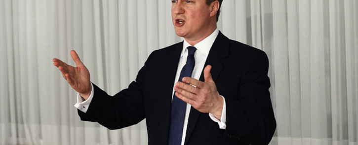 British Prime Minister David Cameron. Picture: EPA/Dylan Martinez/Pool.