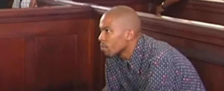 A YouTube screengrab of Kanya Cekeshe in the Johannesburg Magistrates Court on 14 October 2019.