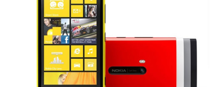 Nokia Lumia phones. Picture: AFP.