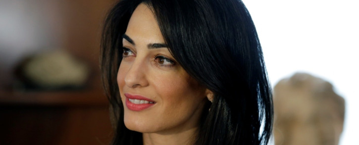 Human rights lawyer Amal Alamuddin Clooney. Picture: AFP.