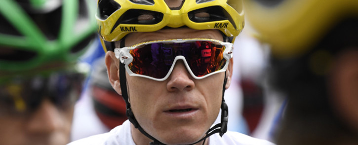 Great Britain's Christopher Froome waits for the start of the 203,5 km second stage of the 104th edition of the Tour de France cycling race on 2 July, 2017 between Dusseldorf, Germany and Liege, Belgium. Picture: AFP.