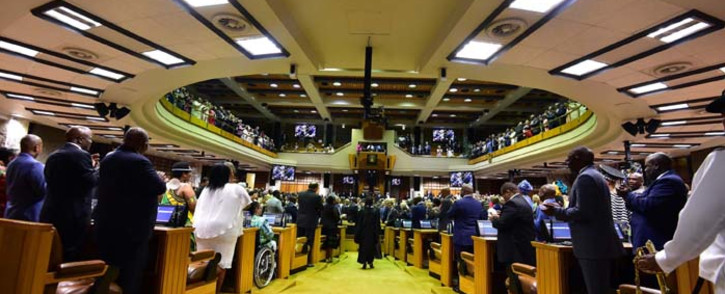 A joint sitting of Parliament in the National Assembly. Picture: GCIS
